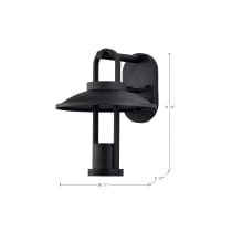 HARRIMAN 12W LED MED WALL LANT - 62-1605