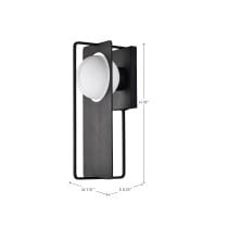 PORTAL 6W LED LG WALL LANTERN - 62-1610