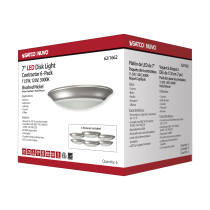 7" LED DISK LIGHT BN FINISH - 62-1662