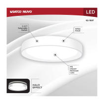 SELENE 17" LED FLUSH MOUNT - 62-1697