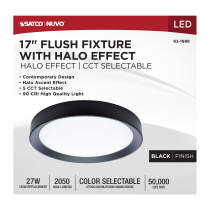SELENE 17" LED FLUSH MOUNT - 62-1698