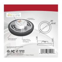 BLINK 9W LED 5" RND BLACK - 62-1701