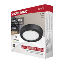BLINK 9W LED 5" RND BLACK - 62-1701