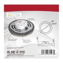 BLINK 9W LED 5" RND BR. NICKEL - 62-1703