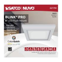 BLINK 9W LED 5" SQ WHITE - 62-1704