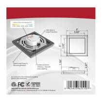 BLINK 9W LED 5" SQ BR. NICKEL - 62-1707