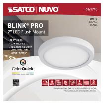 BLINK 11W LED 7" RND WHITE - 62-1710
