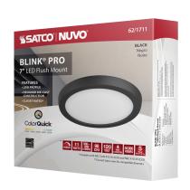 BLINK 11W LED 7" RND BLACK - 62-1711