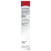 7" RD BLINK PRO EM BATT BACKUP - 62-1712-EM