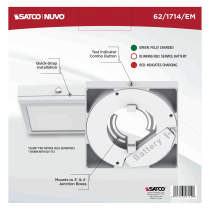 7" SQ BLINK PRO EM BATT BACKUP - 62-1714-EM