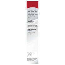 7" SQ BLINK PRO EM BATT BACKUP - 62-1714-EM