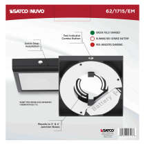 7" SQ BLINK PRO EM BATT BACKUP - 62-1715-EM