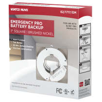 7" SQ BLINK PRO EM BATT BACKUP - 62-1717-EM