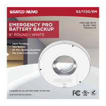 9" RD BLINK PRO EM BATT BACKUP - 62-1720-EM