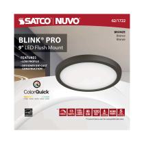 BLINK 13W LED 9" RND BRONZE - 62-1722