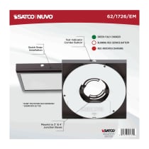 9" SQ BLINK PRO EM BATT BACKUP - 62-1726-EM