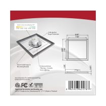 BLINK 13W LED 9" SQ BR. NICKEL - 62-1727