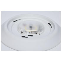 7" LED DISK LIGHT WHITE FINISH - 62-1801R1