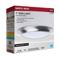 7" LED DISK LIGHT BN FINISH - 62-1802R1