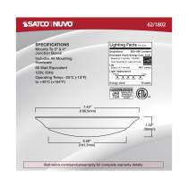 7" LED DISK LIGHT BN FINISH - 62-1802