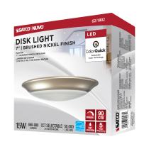 7" LED DISK LIGHT BN FINISH - 62-1802