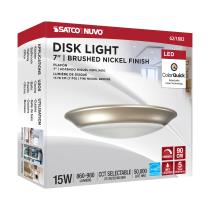 7" LED DISK LIGHT BN FINISH - 62-1802