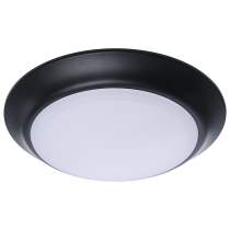 7" LED DISK LIGHT BLACK FINISH - 62-1804R1