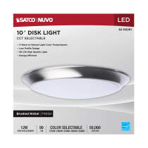 10" LED DISK LIGHT BN FINISH - 62-1812R1