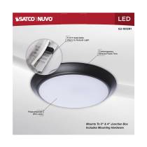 10" LED DISK LIGHT BRONZE FIN - 62-1813R1