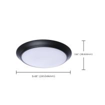 10" LED DISK LIGHT BLACK FIN - 62-1814R1