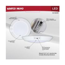 7" LED DISK LIGHT W/ OCC WHITE - 62-1820R1