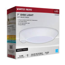 7" LED DISK LIGHT W/ OCC WHITE - 62-1820R1