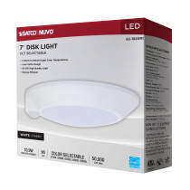 7" LED DISK LIGHT W/ OCC WHITE - 62-1820R1