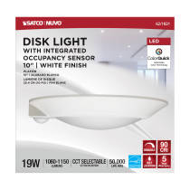 10" LED DISK LIGHT W/ OCC WHIT - 62-1821