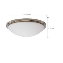 LED BUTTON BN 17" FLUSH - 62-1844