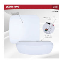 14" SQUARE LED CLOUD FIXTURE - 62-1856