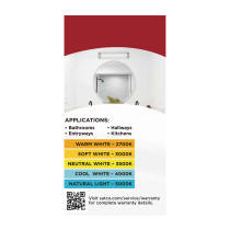 LED GLAMOUR 25" BN VANITY - 62-1871