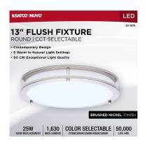 LED GLAMOUR BN 13" FLUSH - 62-1876