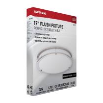 LED GLAMOUR BN 17" FLUSH - 62-1877