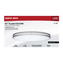 LED GLAMOUR BN 32" OVAL - 62-1881