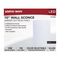 LED CRISPO WHITE WALL SCONCE - 62-1886