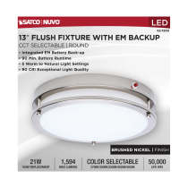 LED EM 13" GLAMOUR FLUSH - 62-1890