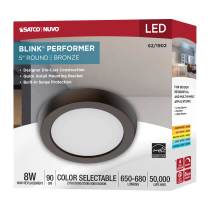BLINK 8W LED 5" ROUND BRONZE - 62-1902