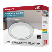 BLINK 10W LED 7" ROUND WHITE - 62-1910