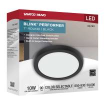 BLINK 10W LED 7" ROUND BLACK - 62-1911