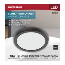 BLINK 10W LED 7" ROUND BRONZE - 62-1912
