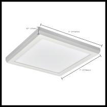 BLINK 10W LED 7" SQUARE WHITE - 62-1914