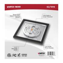 BLINK 10W LED 7" SQUARE BRONZE - 62-1916