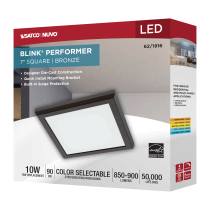 BLINK 10W LED 7" SQUARE BRONZE - 62-1916