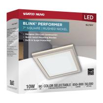 BLINK 10W LED 7" SQ BR. NICKEL - 62-1917